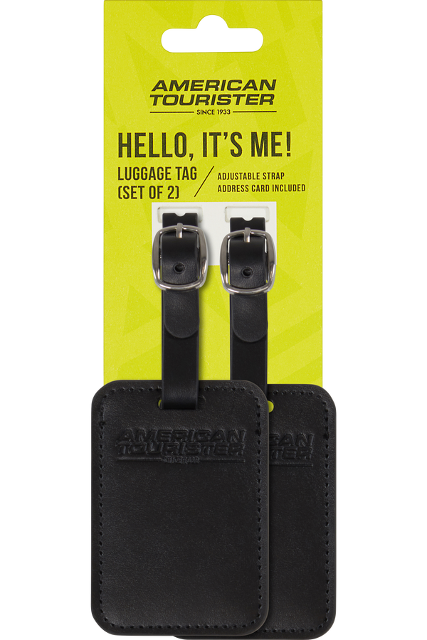 American Tourister American Tourist. Ta Luggage Tag X2  Svart