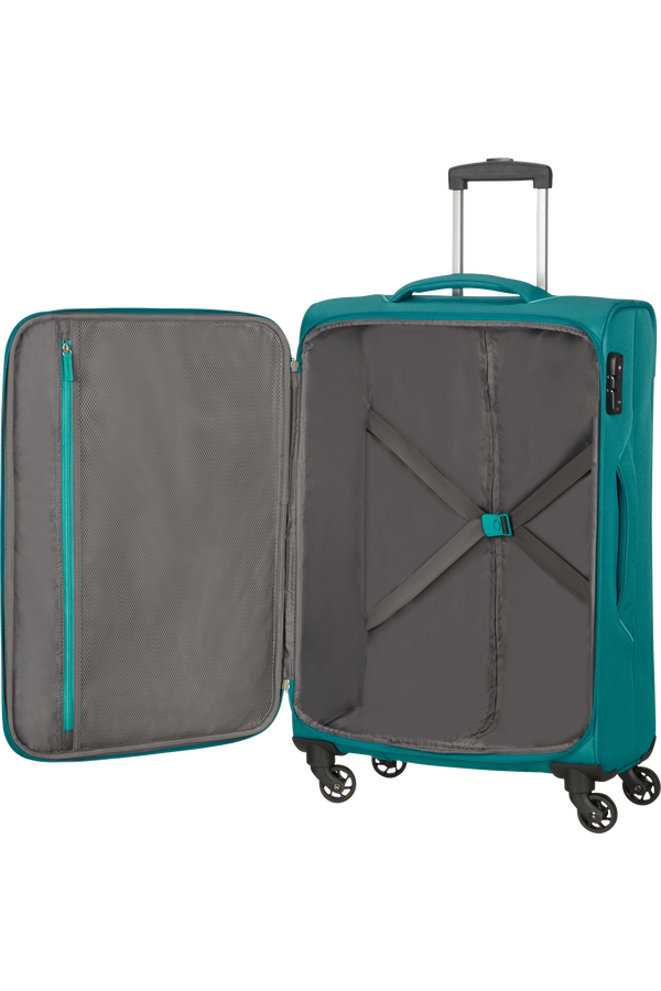 American Tourister Summer Session Spinner TSA M  Blue/Light Blue American Tourister Summer Session Spinner TSA M  Blue/Light Blue