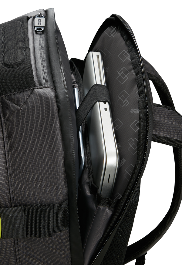 American Tourister Urban Track Laptop Backpack Coated 15.6'  Black/Lime American Tourister Urban Track Laptop Backpack Coated 15.6'  Black/Lime