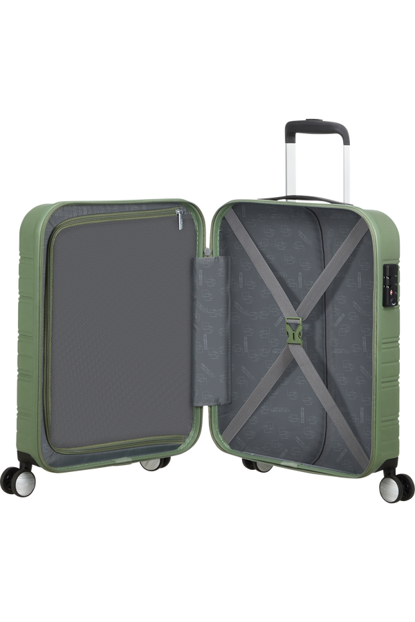 American Tourister High Turn SPINNER 55/20 TSA 55cm  Matt Sage Khaki American Tourister High Turn SPINNER 55/20 TSA 55cm  Matt Sage Khaki