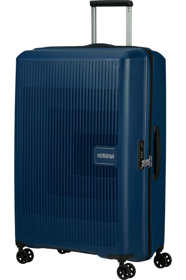 American Tourister Aerostep Spinner 77/28 Exp Tsa 77cm  Marineblå American Tourister Aerostep Spinner 77/28 Exp Tsa 77cm  Marineblå