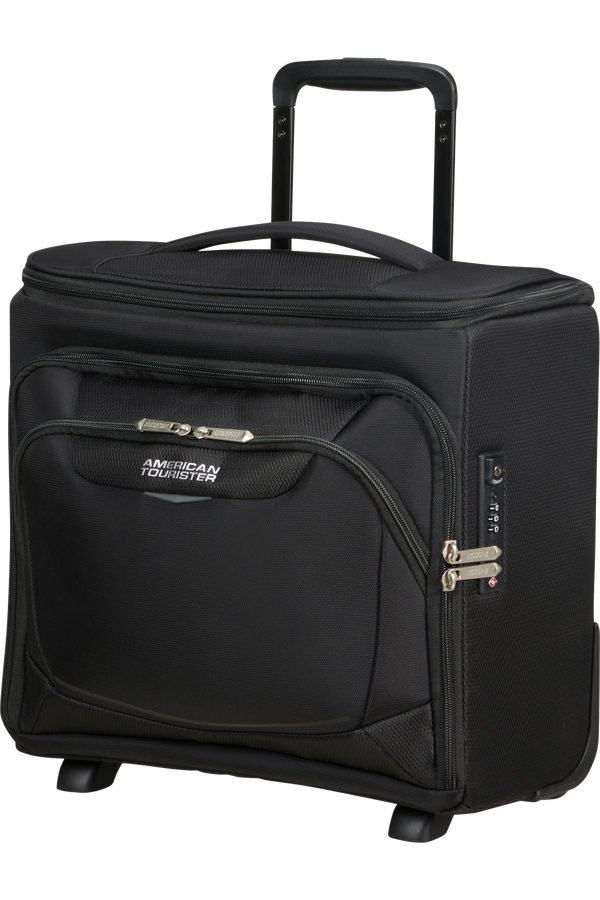 American Tourister SummerRide Upright Underseater Expandable Tsa Svart American Tourister SummerRide Upright Underseater Expandable Tsa Svart