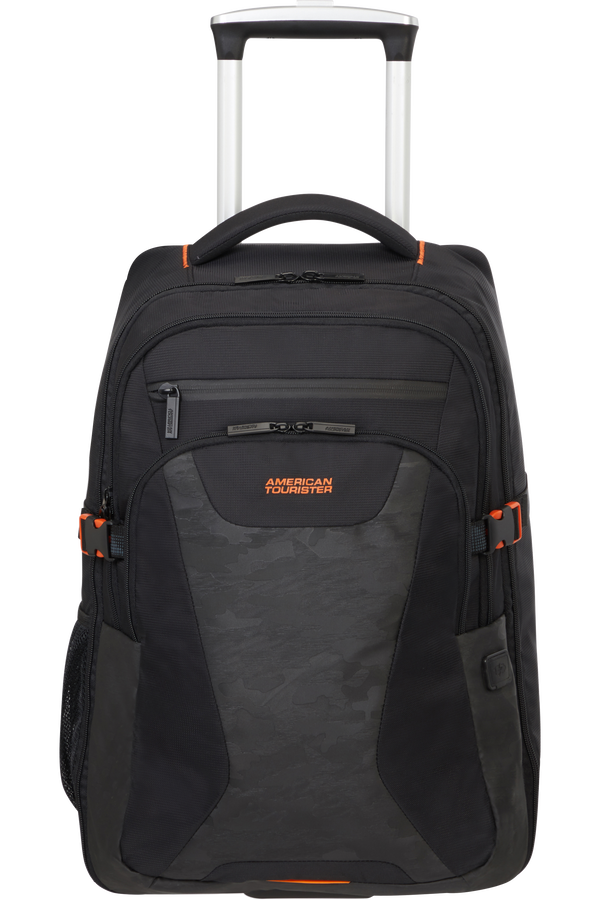 American Tourister At Work Laptop Backpack with Wheels Camo 15.6'  Black