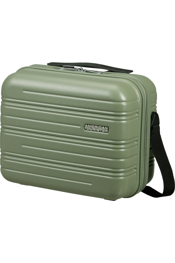 American Tourister High Turn Beauty Case  Matt Sage Khaki American Tourister High Turn Beauty Case  Matt Sage Khaki