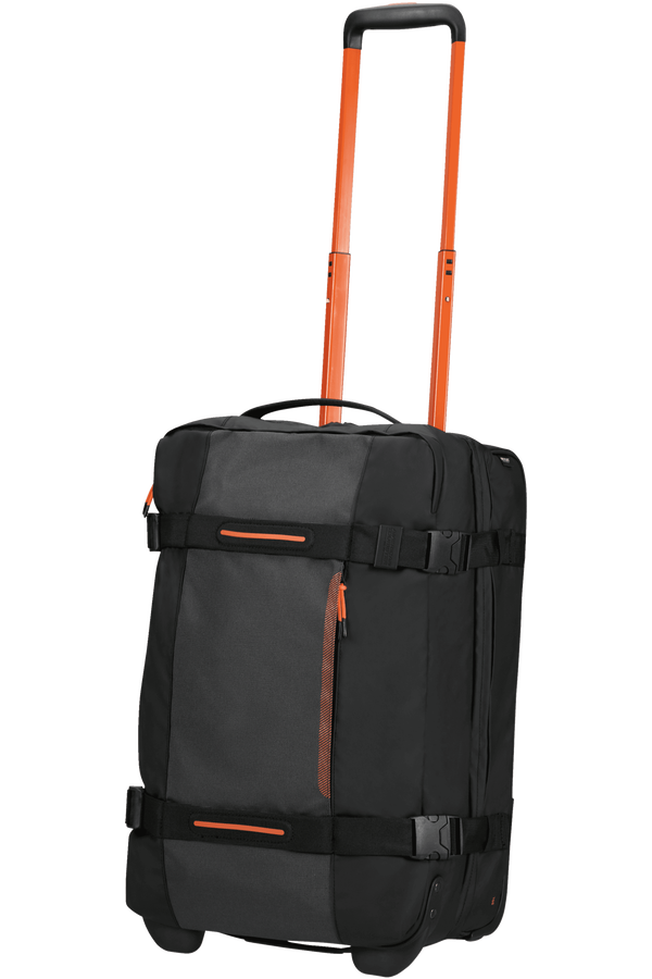American Tourister Urban Track Duffle with Wheels Lmtd S  Svart/Oransje