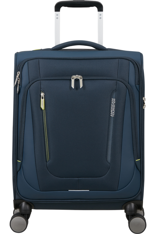 American Tourister Wanderlite Spinner TSA S  Mørk marine