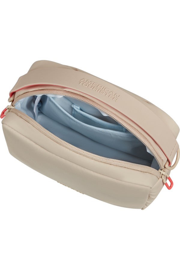 American Tourister Puffypop Pouch  Beige American Tourister Puffypop Pouch  Beige