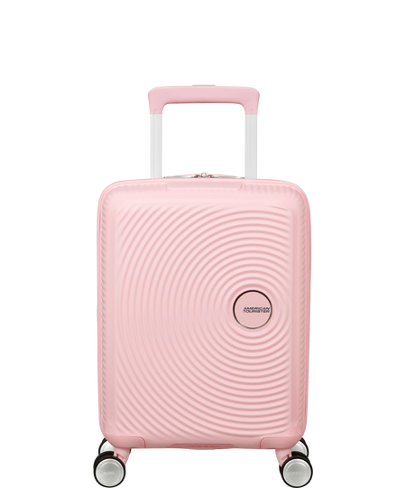 Soundbox Mini 47cm H&aring;ndbagasje | American Tourister Soundbox Mini Spinner 47cm  Pastel Pink