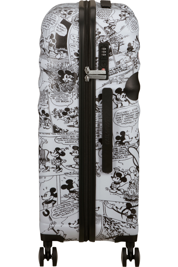 American Tourister Disney Wavebreaker Spinner TSA Disney Fl 67cm  Minnie Comics White