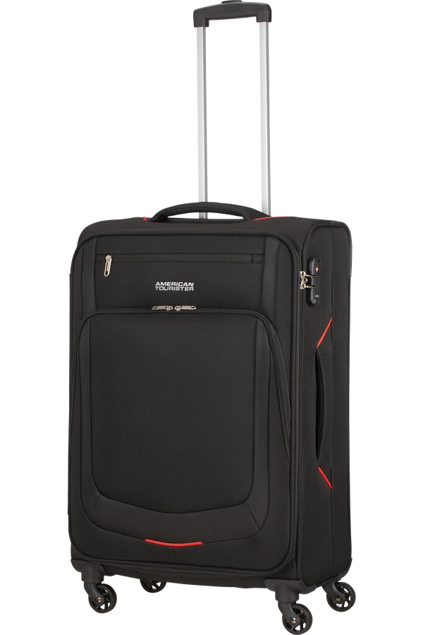 American Tourister Summer Session Spinner TSA M  Black/Red American Tourister Summer Session Spinner TSA M  Black/Red