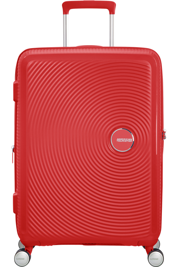 American Tourister Soundbox Spinner Expandable 67cm  Coral Red
