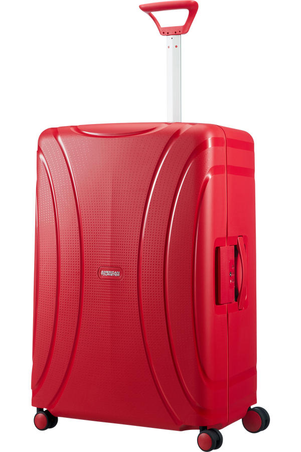 American Tourister Lock'n'Roll 4-wheel 75cm large Spinner suitcase Formula Red