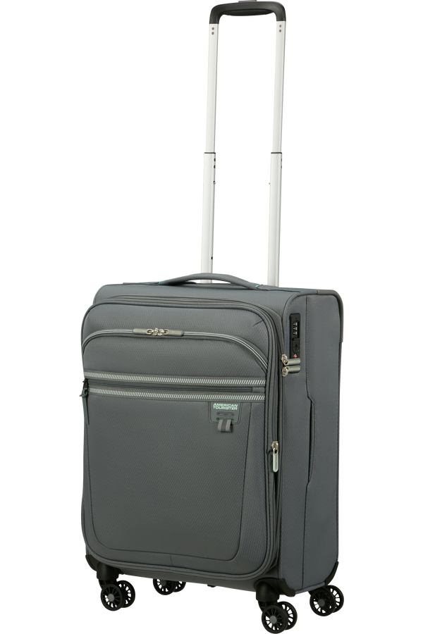 American Tourister Aerospin Spinner Expandable S  Stone Basalt American Tourister Aerospin Spinner Expandable S  Stone Basalt