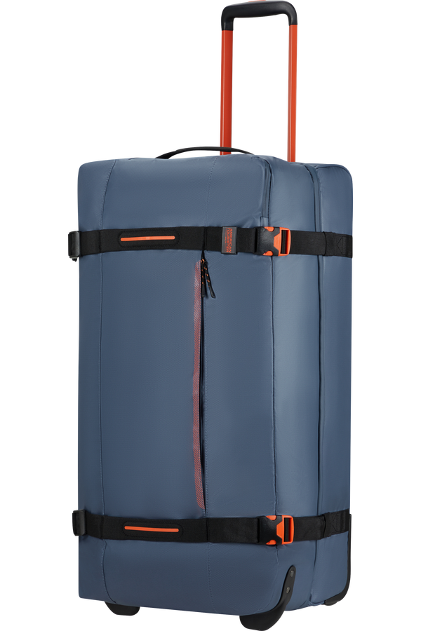 American Tourister Urban Track Duffle with Wheels Coated L  Marinebl&aring;/Oransje
