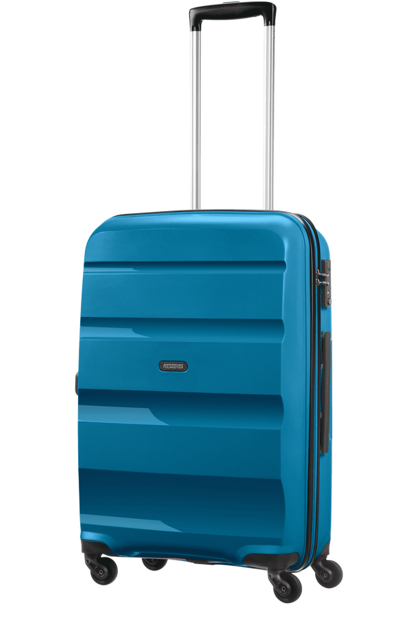 American Tourister Bon Air 4-wheel 66cm medium Spinner suitcase Seaport Blue American Tourister Bon Air 4-wheel 66cm medium Spinner suitcase Seaport Blue