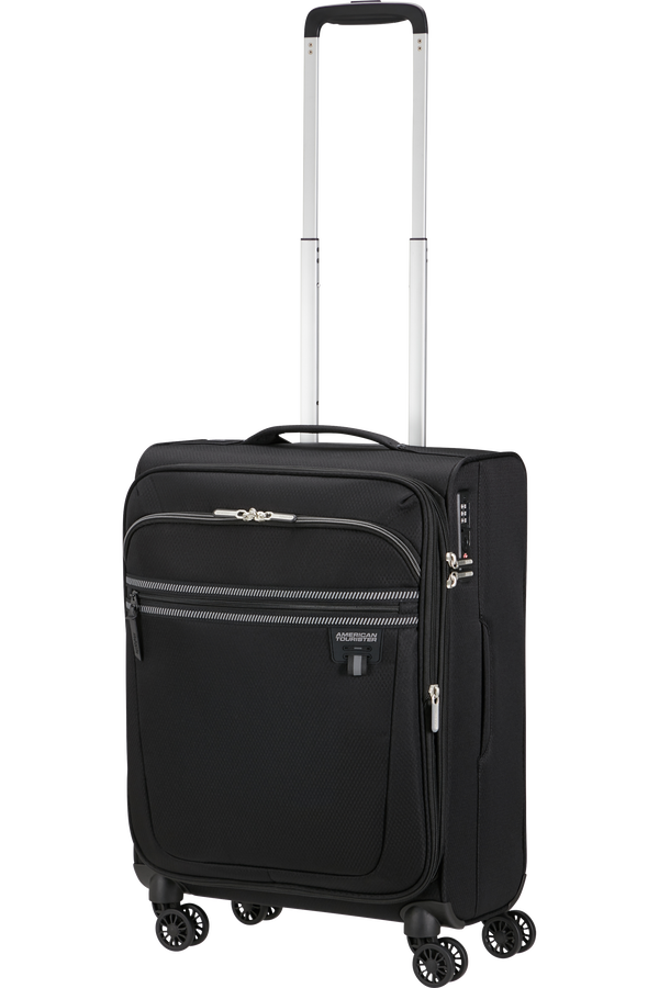 American Tourister Aerospin Spinner Expandable S  Svart American Tourister Aerospin Spinner Expandable S  Svart