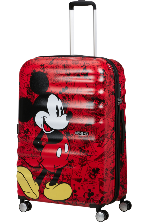 American Tourister Disney Wavebreaker Spinner TSA Disney Fl 77cm  Mikke Mus Rød American Tourister Disney Wavebreaker Spinner TSA Disney Fl 77cm  Mikke Mus Rød
