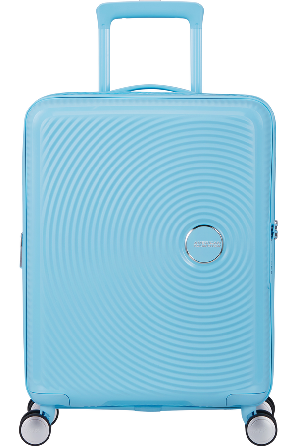 American Tourister SoundBox Spinner TSA Expandable 55cm  Blueberry Fizz