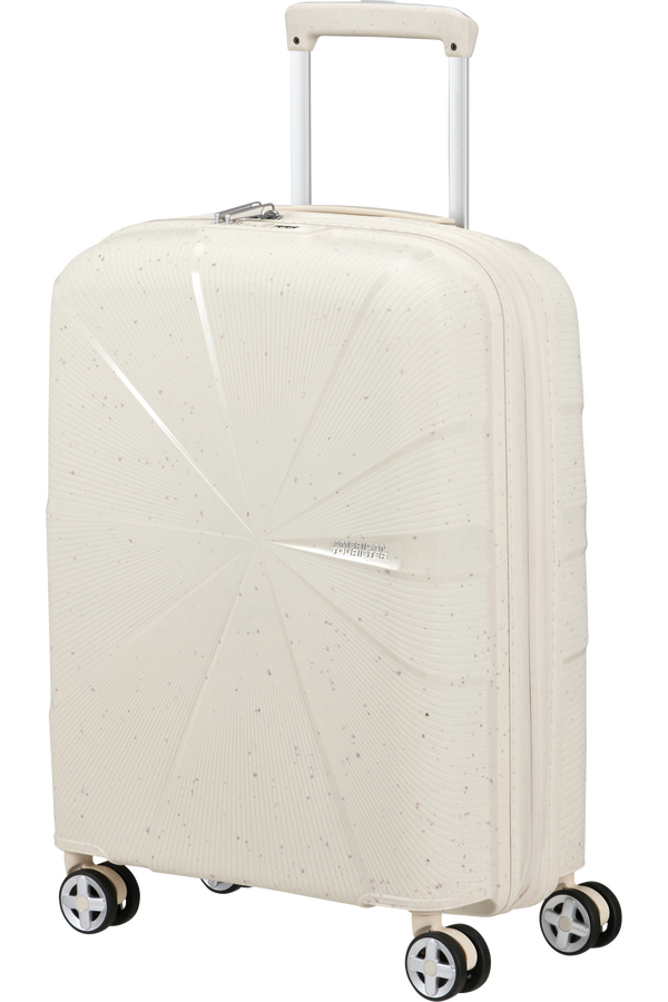 American Tourister StarVibe Spinner Expandable TSA LTD 55cm  Cream Speckles
