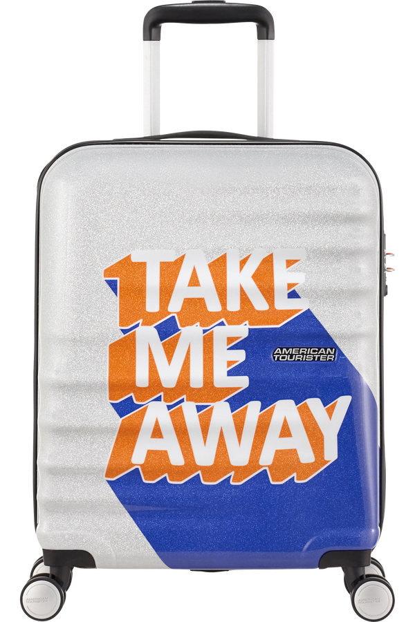 American Tourister Wavebreaker Spinner 55cm  Take Me Away Blue/Orange