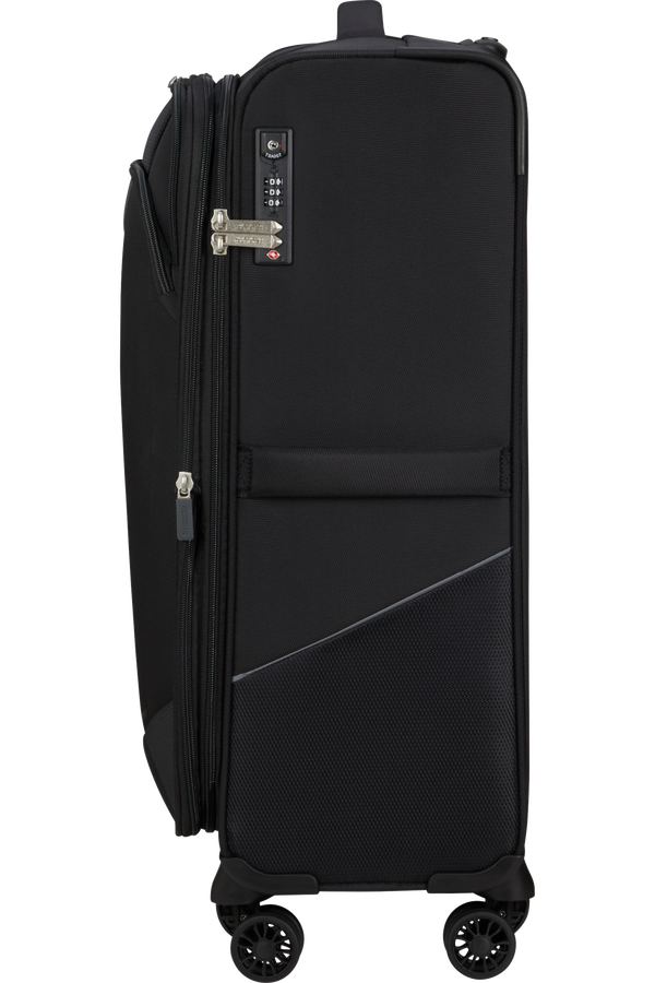 American Tourister SummerRide Spinner M EXP TSA 69cm Svart American Tourister SummerRide Spinner M EXP TSA 69cm Svart
