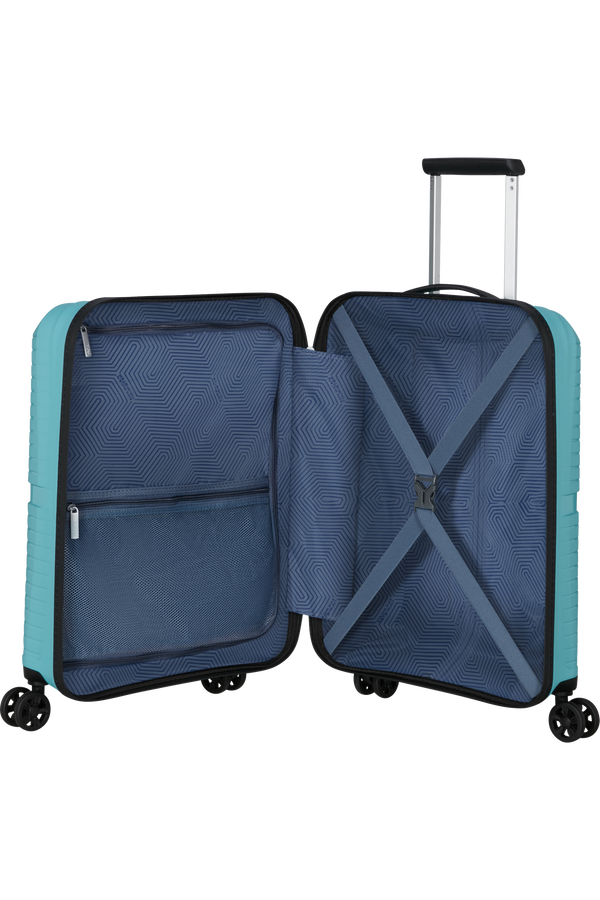 American Tourister Airconic Spinner Frontloader 15.6' 55cm  Surf Blue/Yellow