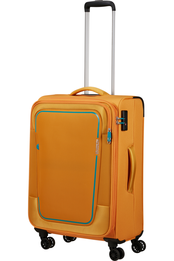 American Tourister Pulsonic Spinner Expandable 68cm  Gul