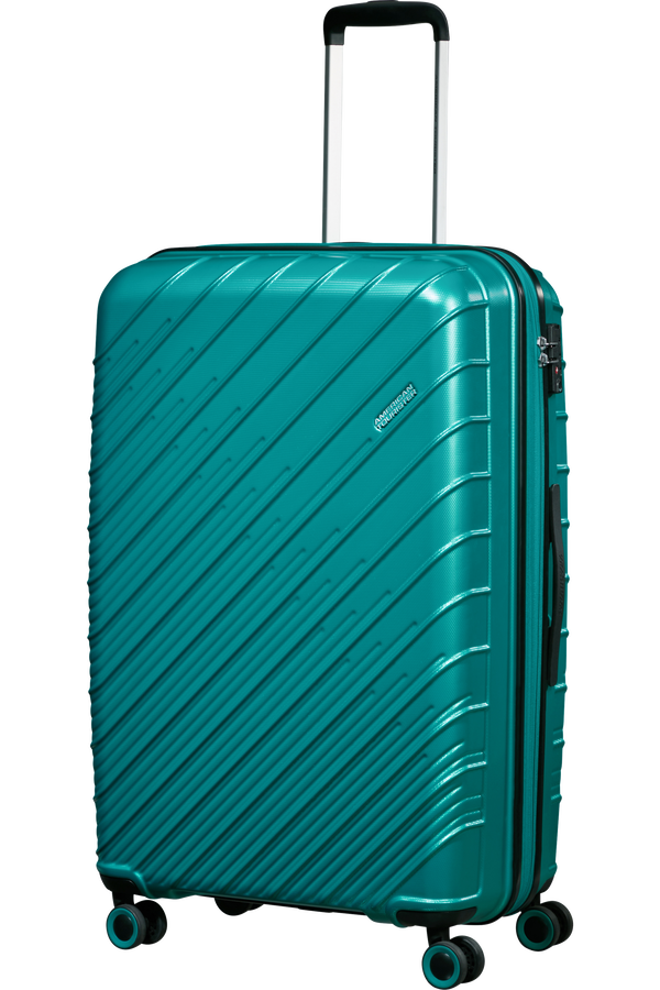 American Tourister Speedstar Spinner 77/28 Exp Tsa  Deep Turquoise