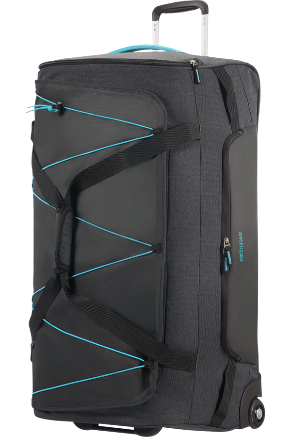 American Tourister Road Quest Duffle with Wheels L  Graphite/Turquoise