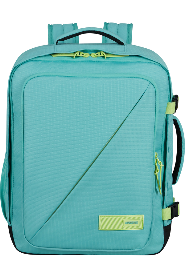 American Tourister Take2cabin Casual Backpack MS  Dusty Turquoise/Lime American Tourister Take2cabin Casual Backpack MS  Dusty Turquoise/Lime