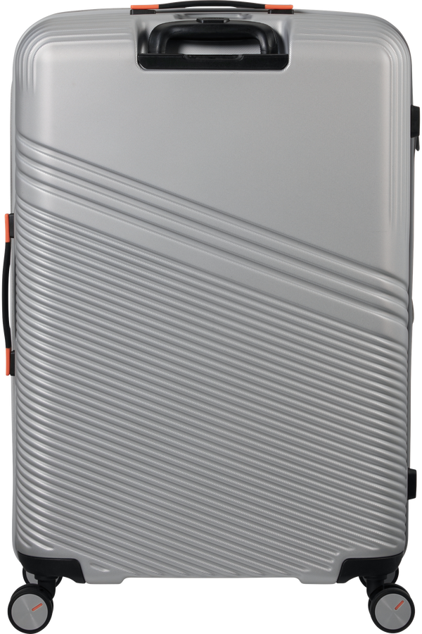 American Tourister Triple Trace Spinner TSA Expandable 76cm  Silver/Orange