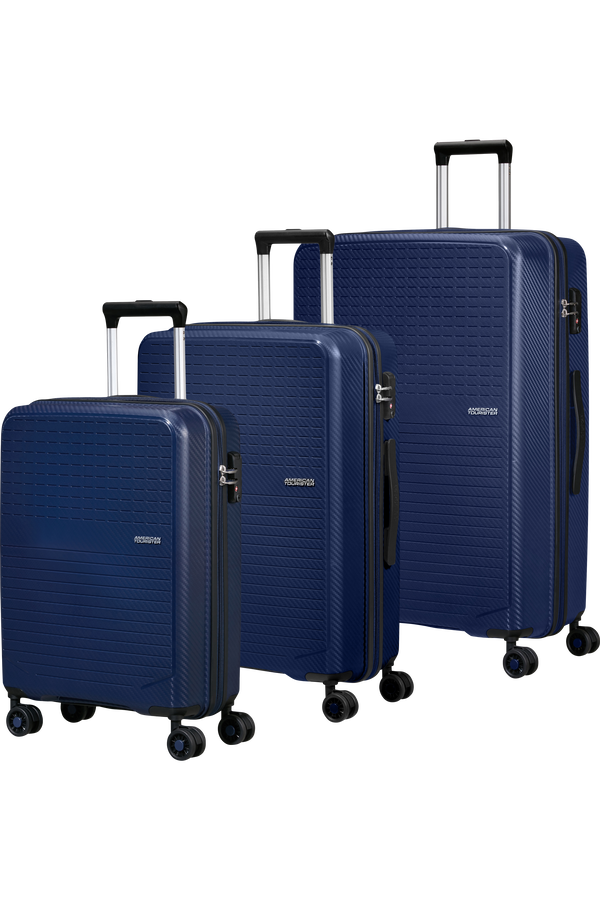 American Tourister Summer Hit Luggage set - 3 Pieces  Marineblå