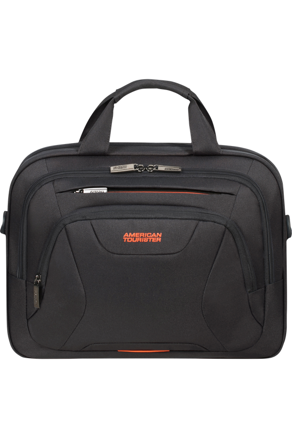 American Tourister At Work Laptop Bag  13.3-14.1inch Black/Orange