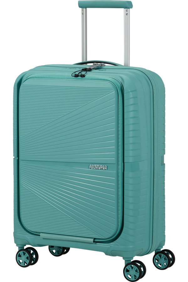American Tourister Airconic Spinner Frontloader 15.6' 55cm  Dusty Turquoise