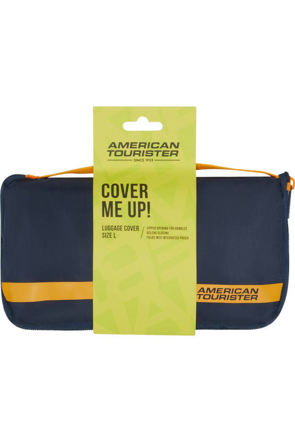 American Tourister American Tourist. Ta Foldable Luggage Cover L  Marinebl&aring;/Oransje