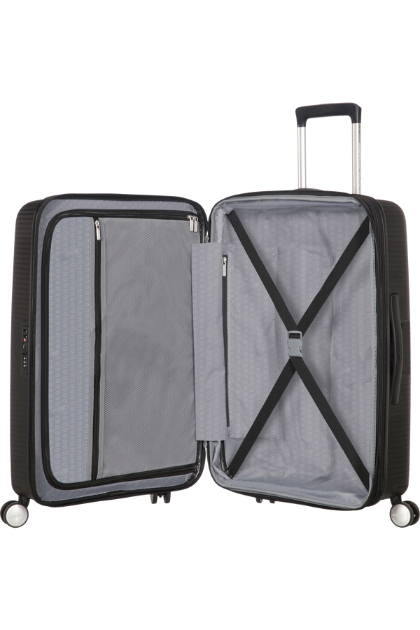 American Tourister Soundbox Spinner Expandable 67cm Bass Black American Tourister Soundbox Spinner Expandable 67cm Bass Black