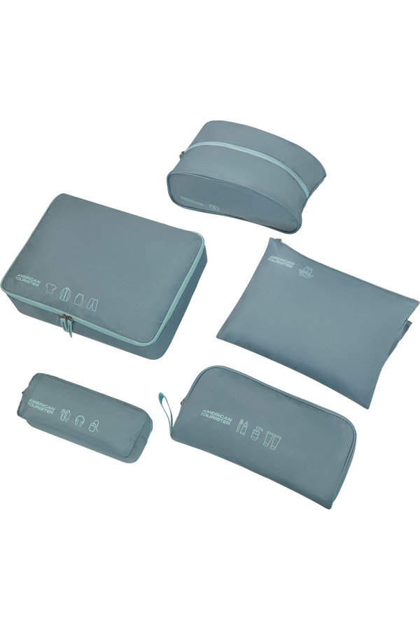 Packing Organisers Sett med 5 pakkorganisatorer