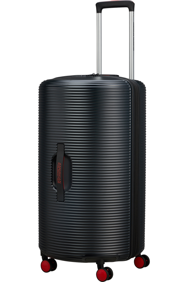 American Tourister Rollio Spinner 75cm  Svart, rød