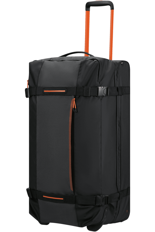 American Tourister Urban Track Duffle with wheels Lmtd L  Svart/Oransje American Tourister Urban Track Duffle with wheels Lmtd L  Svart/Oransje
