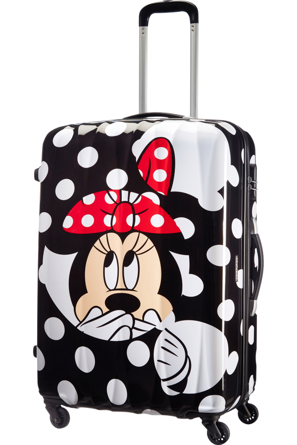 American Tourister Disney 4-wheel Spinner 75cm large suitcase Minnie Dots