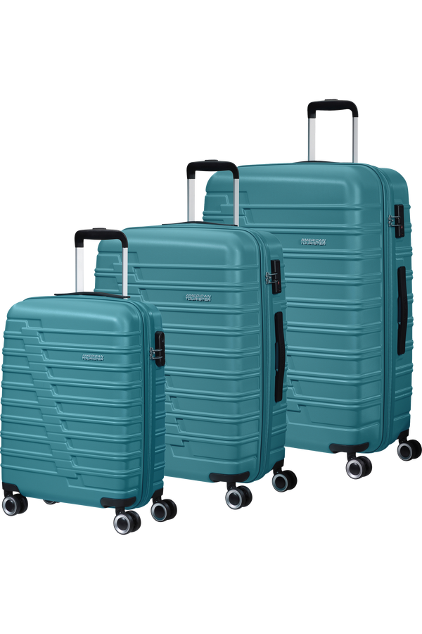 American Tourister ActivAir 3 PC Set A  Bl&aring;gr&oslash;nn