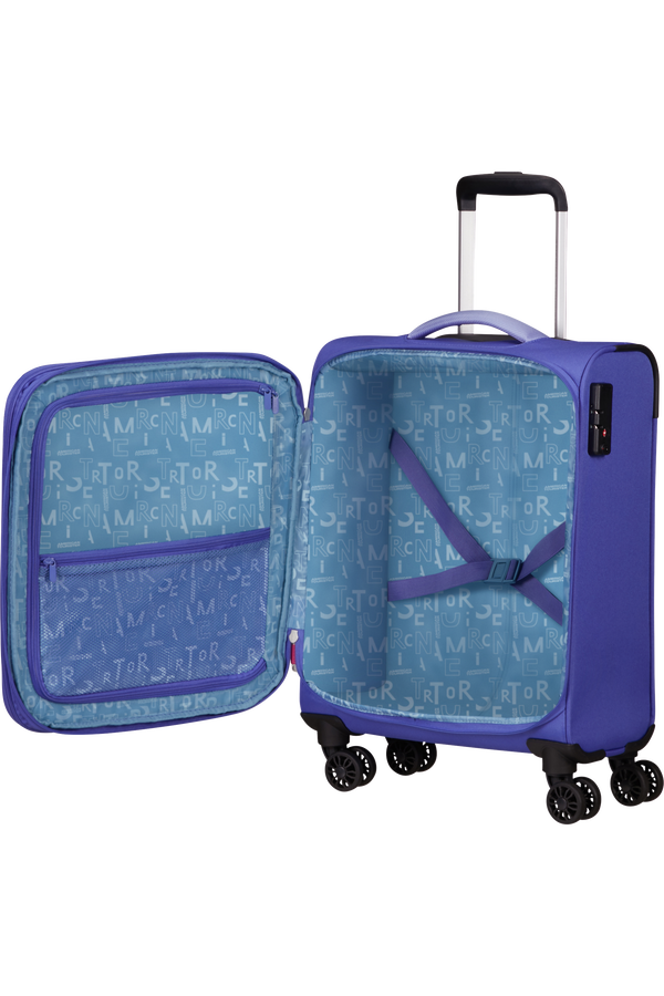 American Tourister Pulsonic Spinner Expandable 55cm  Soft Lilac