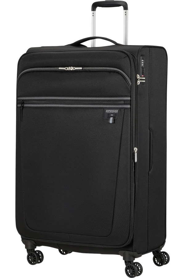 American Tourister Aerospin Spinner Expandable L  Svart