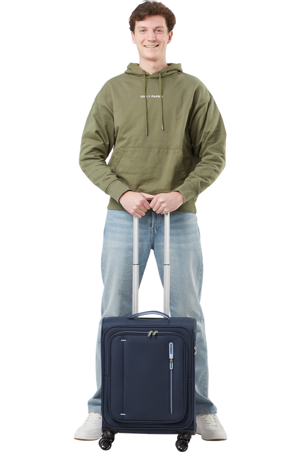 American Tourister Cloudrider Spinner EXP TSA S  Sky Navy