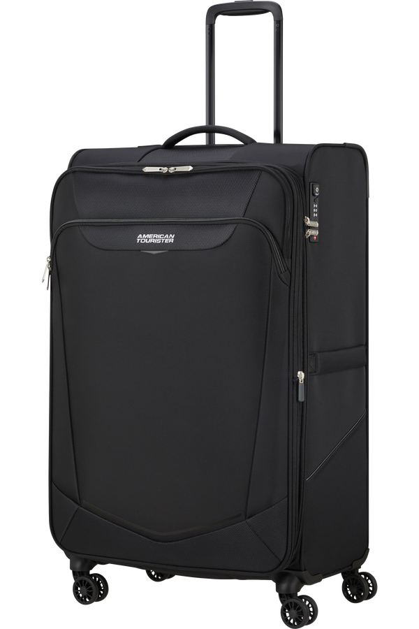 American Tourister SummerRide Spinner L EXP TSA 80cm Svart American Tourister SummerRide Spinner L EXP TSA 80cm Svart