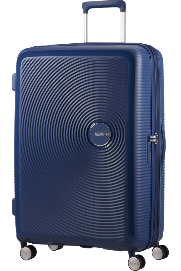 American Tourister Soundbox Spinner Expandable 77cm Midnight Navy