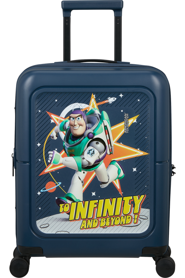 Dashpop Disney 55cm H&aring;ndbagasje | American Tourister Dashpop Disney Spinner Expandable TSA Disney 55cm  Buzz Lightyear