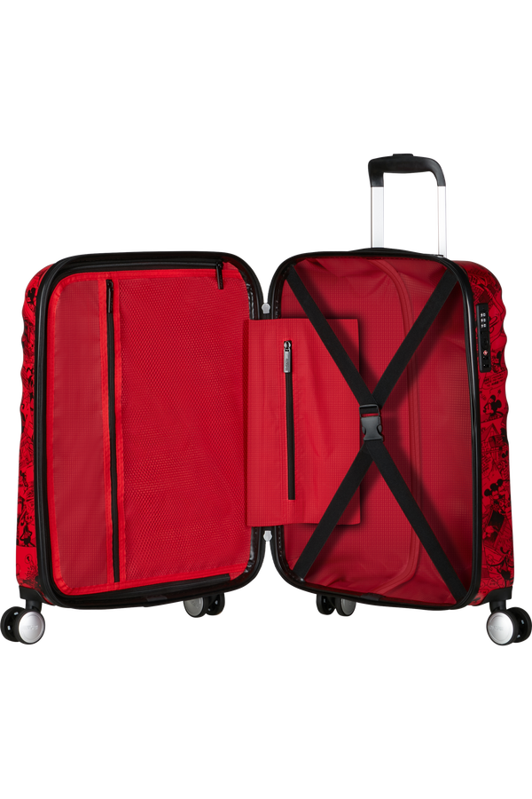 American Tourister Disney Wavebreaker Spinner TSA Disney Fl 55cm  Mikke Mus Rød American Tourister Disney Wavebreaker Spinner TSA Disney Fl 55cm  Mikke Mus Rød