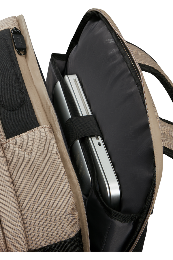 American Tourister Urban Track Laptop Backpack Coated 15.6'  Beige/Orange American Tourister Urban Track Laptop Backpack Coated 15.6'  Beige/Orange