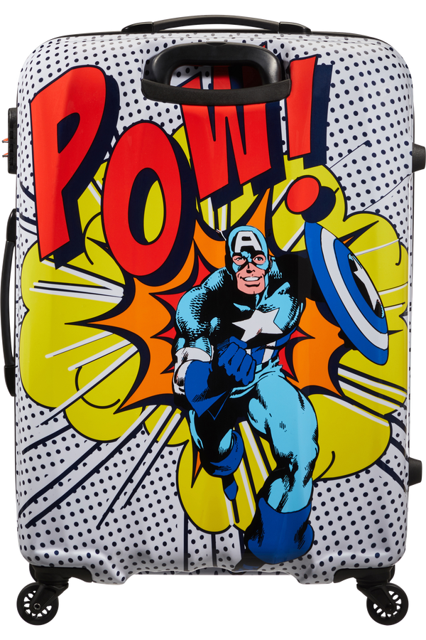 American Tourister Marvel Legends Spinner Alfatwist 75cm  Captain America Pop Art